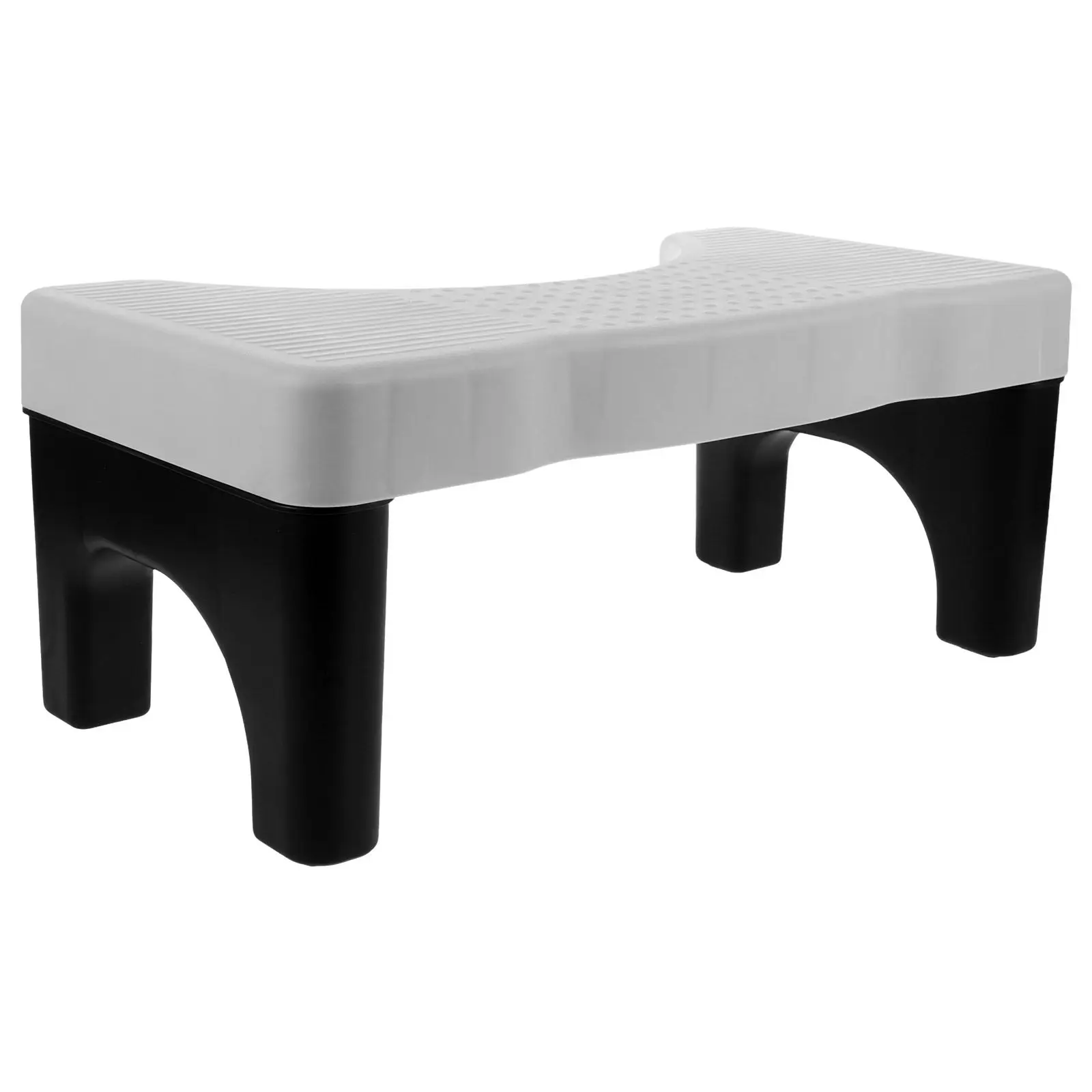 Foot Stool for Toilet – Compact Non-Slip Squatting Stool, Space-Saving Bathroom Step Stool for Adults