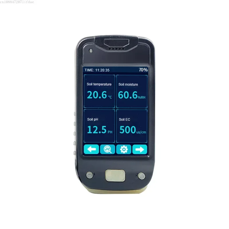

Портативный анализатор почвы в реальном времени 7-в-1 с портативным мультисенсором для тестирования pH EC почвы и регистратором данных