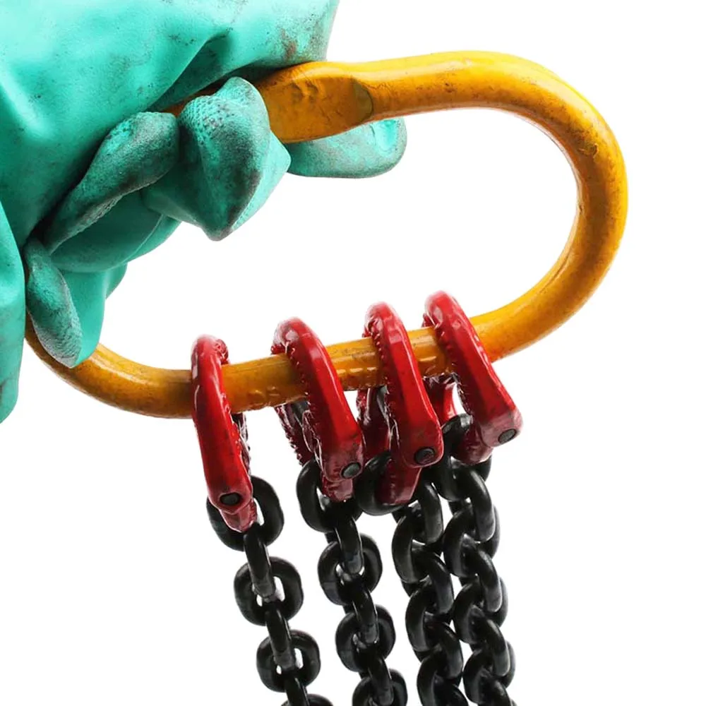 Nâng Dây Chuyền Sling Chân Móc Khóa Đôi Kết Hợp Đầm Xòe Khuôn Phần Dây Chuyền Hoists 2T 1 Mét
