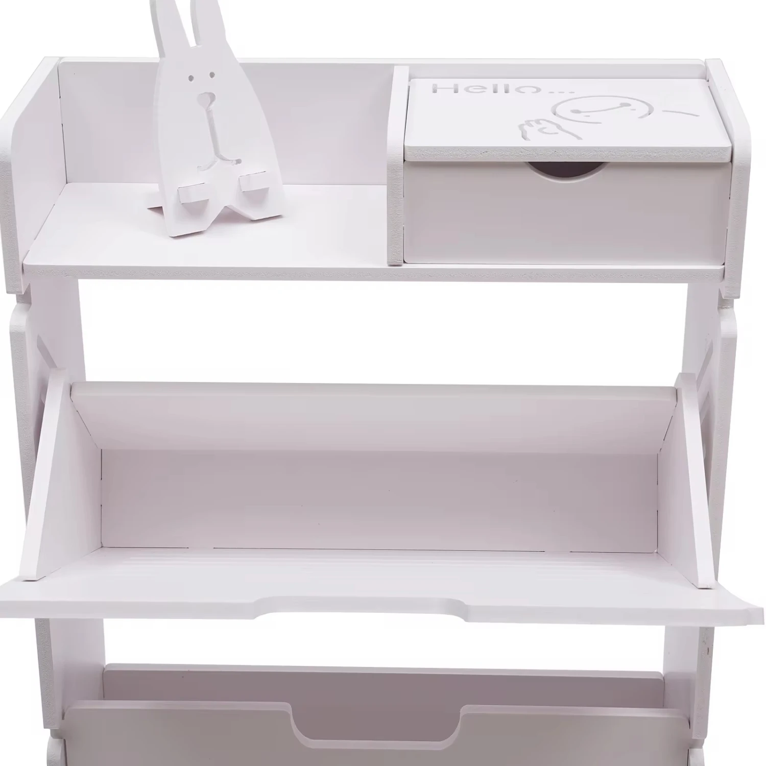 Shoe Cabinet  Entryway White Narrow Shoe  Cabinet Flip Down Shoe Rack PVC Board Shoe Organizer