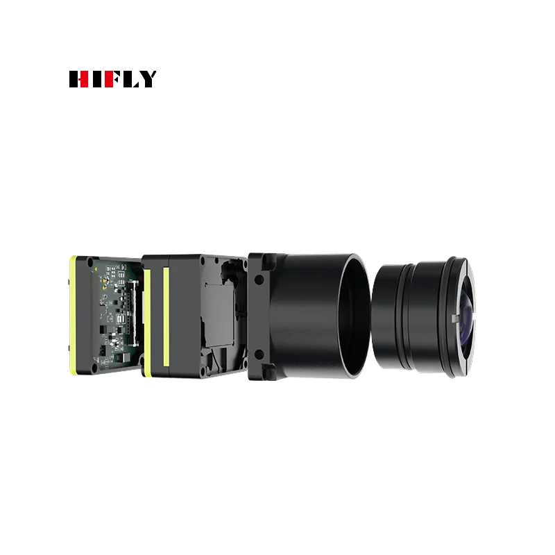HIFLY 640x512 وحدة كاميرا حرارية صغيرة للرؤية الليلية LWIR للفحص الصناعي للطائرات بدون طيار