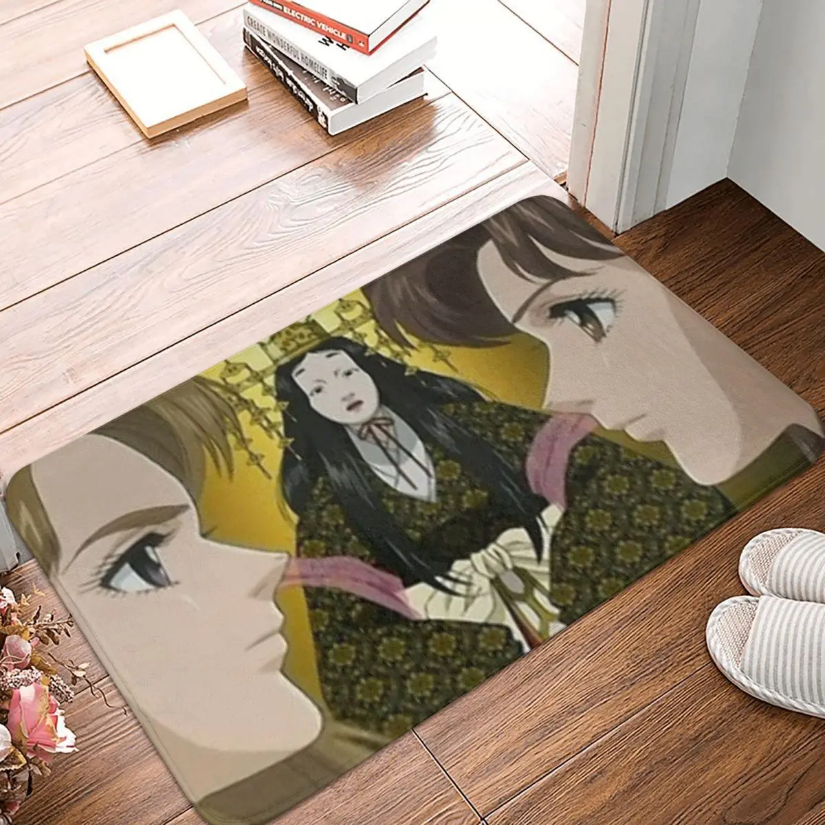 Garasu No Kamen Anti-Slip Doormat Living Room Mat Hallway Carpet Welcome Rug Bedroom Decorative