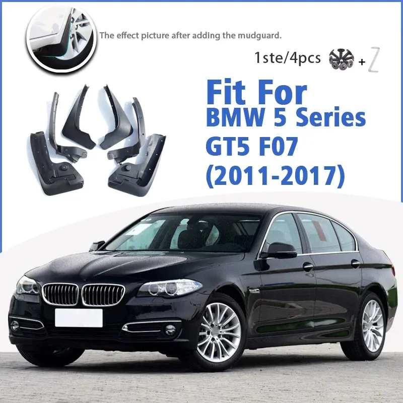 Para BMW 5 Series GT5 F07 2011-2017 guardabarros contra salpicaduras guardabarros accesorios de coche delantero trasero 4 Uds
