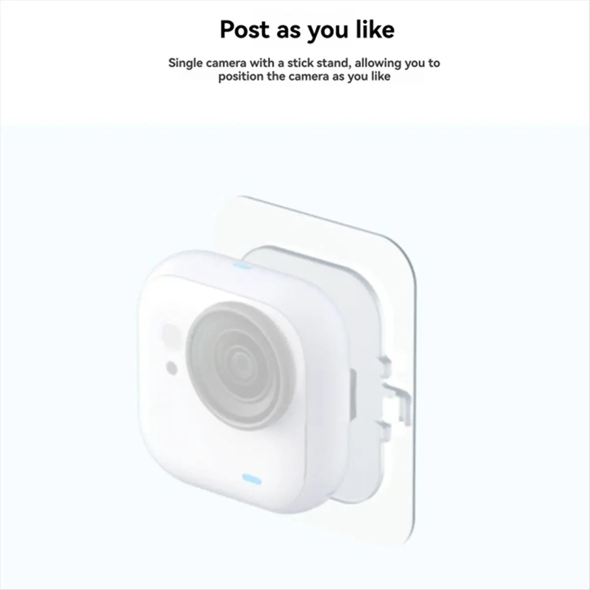 【~ New Y24A】For GO Ultra Stickers Design with Adhesive Base Securely Fixes Single Camera for