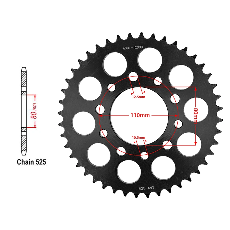 

Мотоциклетная цепь 525, передняя задняя звездочка 44T 15T для Honda CB 400 CB400 Super Four H-VTEC II III Revo Super Bol Dor NC 39