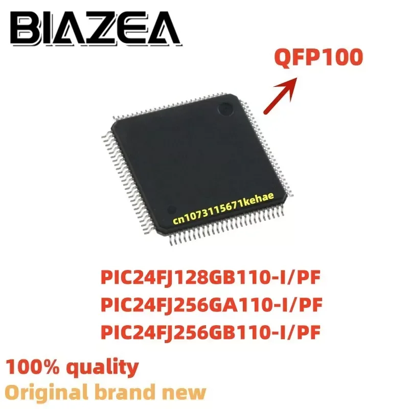 

1piece PIC24FJ128GB110-I/PF PIC24FJ256GA110-I/PF PIC24FJ256GB110-I/PF QFP100 Chipset