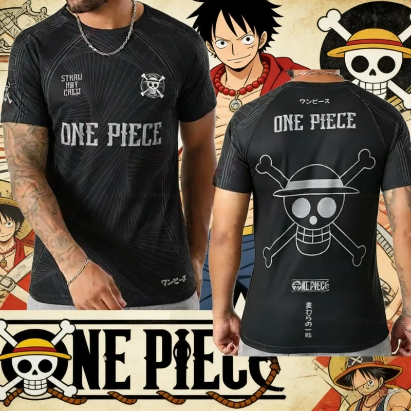 One Piece Anime Luffy Gear 5 3D Print Football Jersey For Men Women T-shirt Summer Sports Polo Shirt Casual Tees Oversized Tops
