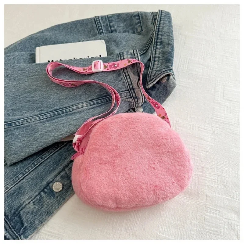 New Care Bears cartoon rainbow love bear diagonal cross bag decoration travel shoulder bag plush bag birthday gift toy