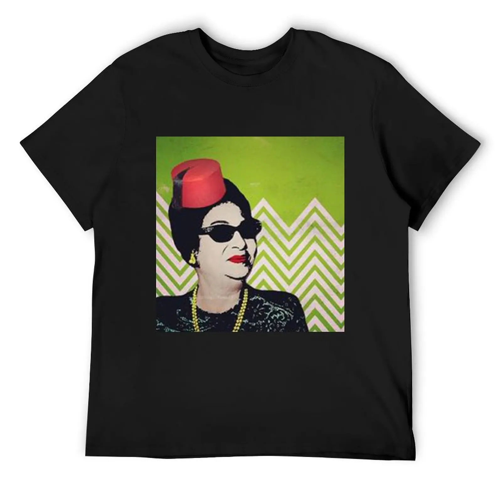 

Umm Kulthum: The Star of the East and an Icon of Arab Music -   T-Shirt graphic t shirts summer top mens white t shirts