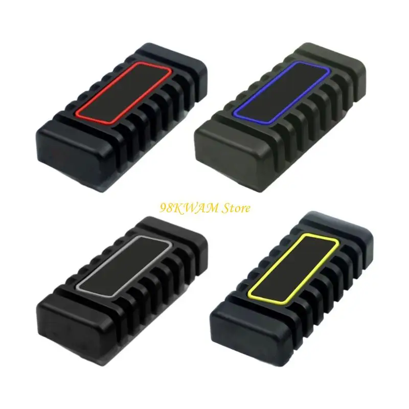 

68UF Universal Rubber Brake Pedal Pad with Enhanced Grip & Quick Tool Installation Bikes Brake Pedal Cover for BAJAJ