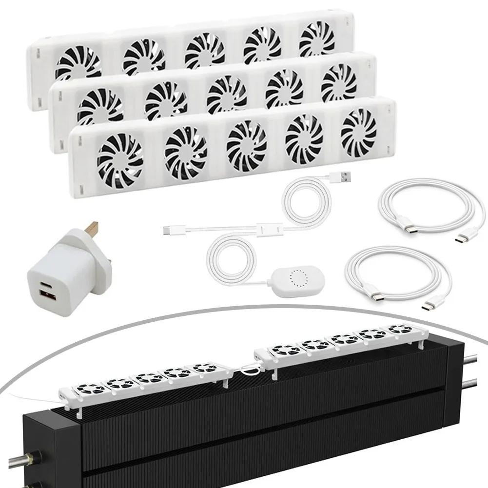 Automatische ventilatorkachel Radiatorventilator Huisverwarming Verbeterde warmteverdeling Stille aandrijving voor verwarmingssystemen Automatisch aan/uit