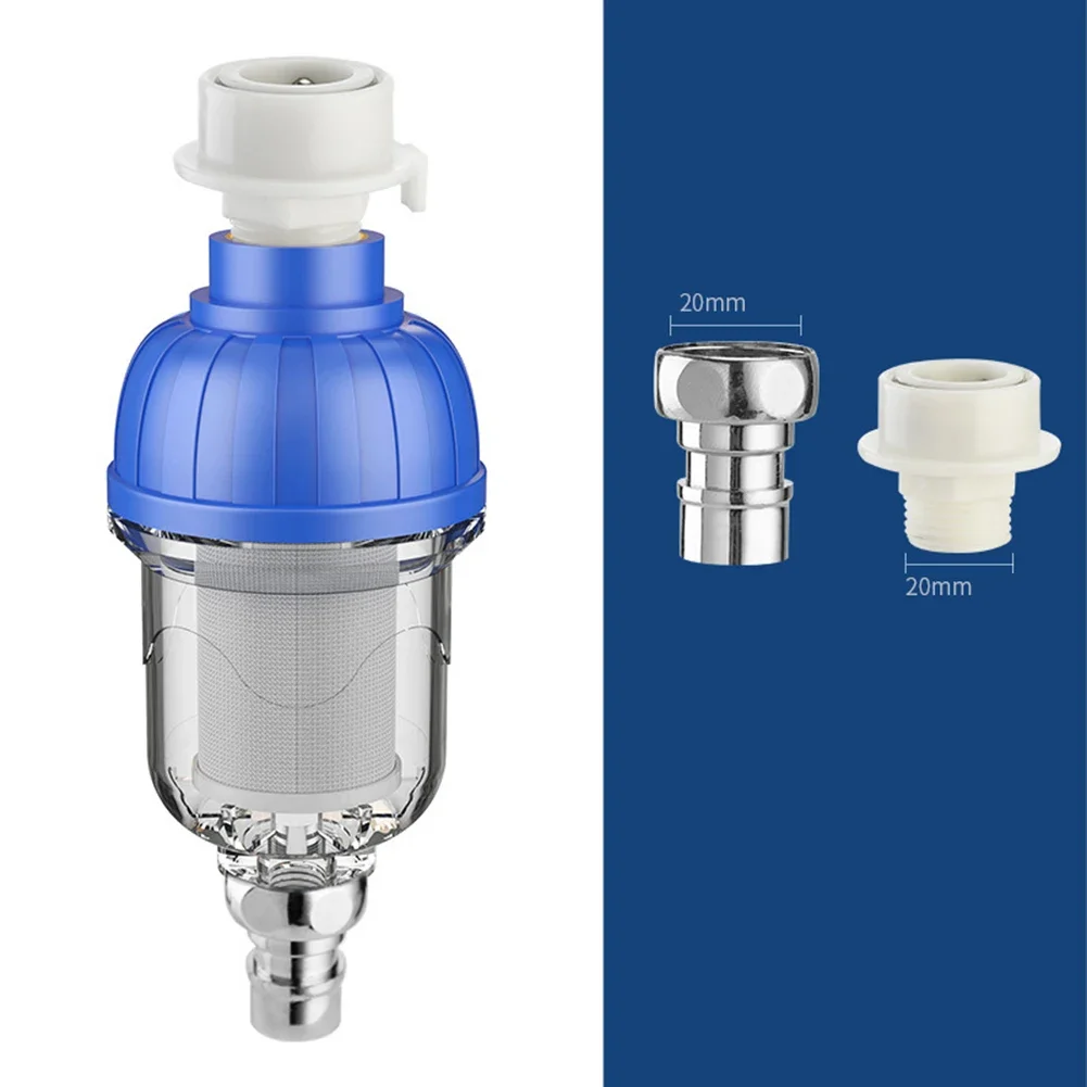 40μm/2 Inch Pre-filter Garden Faucet Reusable 316 Stainless Steel Mesh Filter Washing Machine Shower Filters Home Appliance Acce