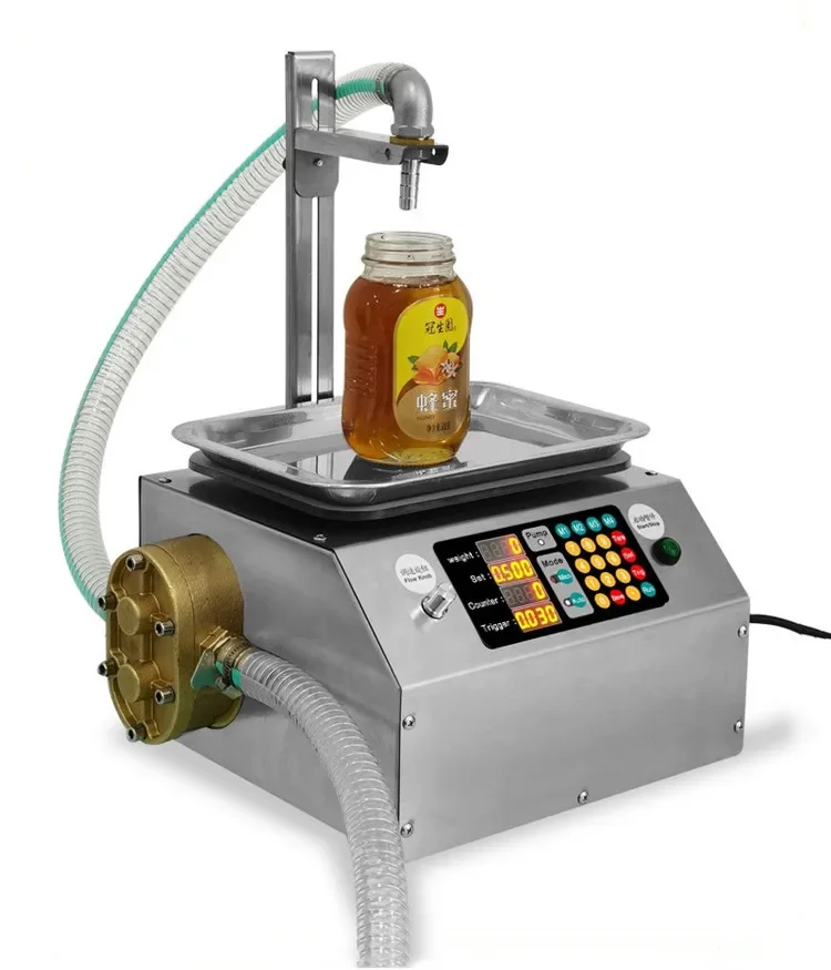 

Small Automatic Quantitative High Flow Oil Shampoo Conditioner Honey Liquid Laundry Detergent Weighing And Filling Machine