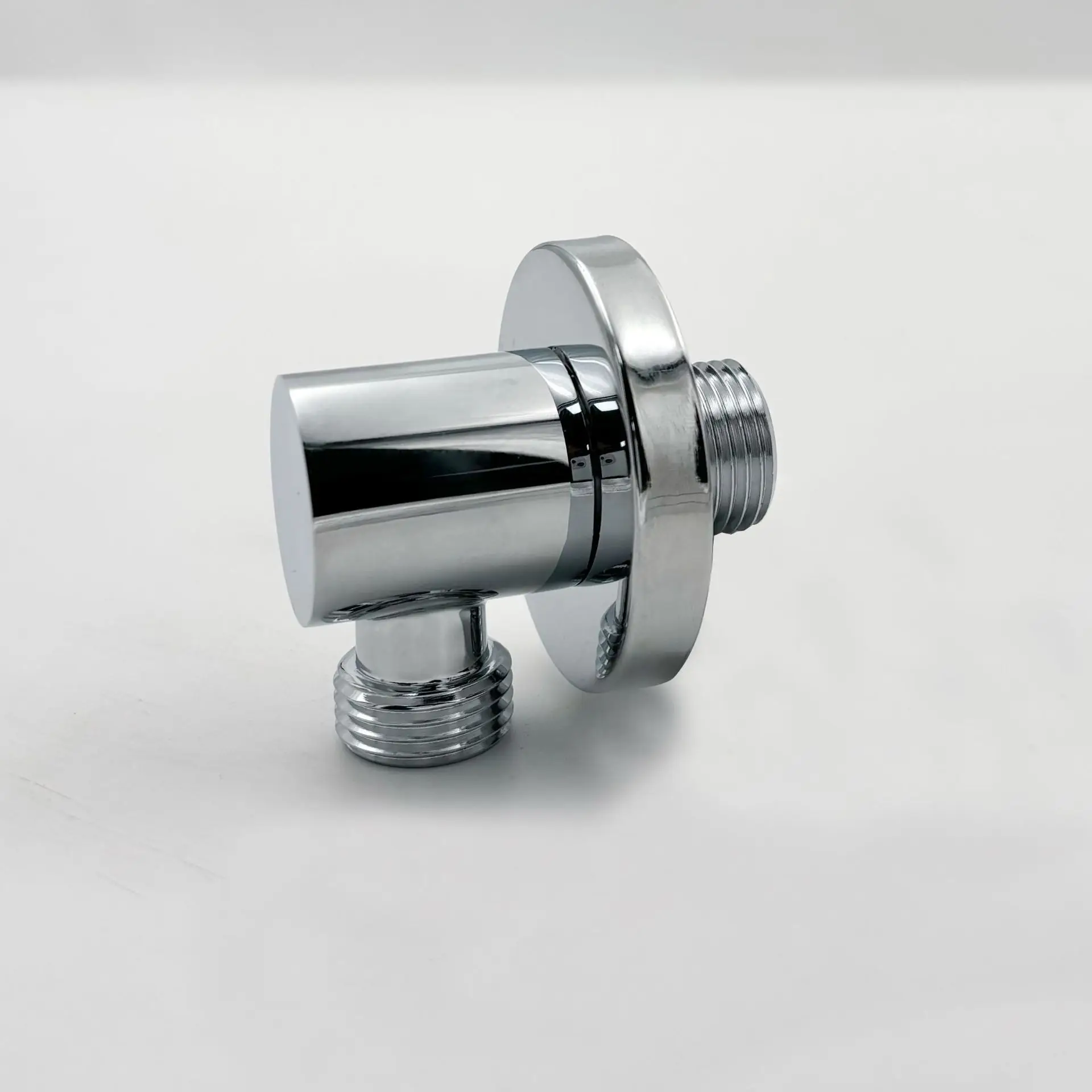 Wall Supply Elbow, 1/2 Way Water Separator Shower Tee Adapter Shower Head Diverter Valve Bathroom Accessories