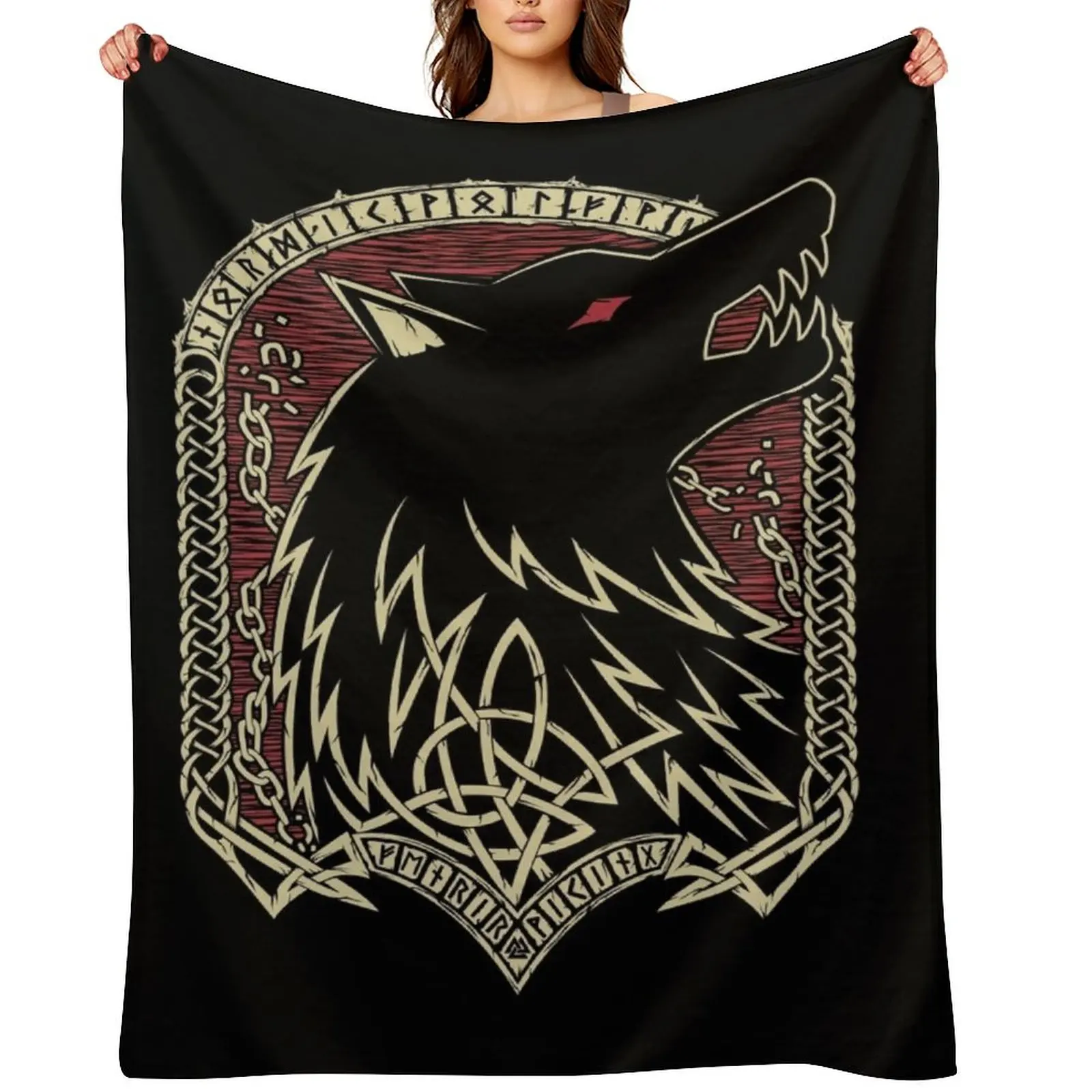 

Fenrir Throw Blanket Vintage Furrys Decorative Sofa Thermals For Travel Blankets