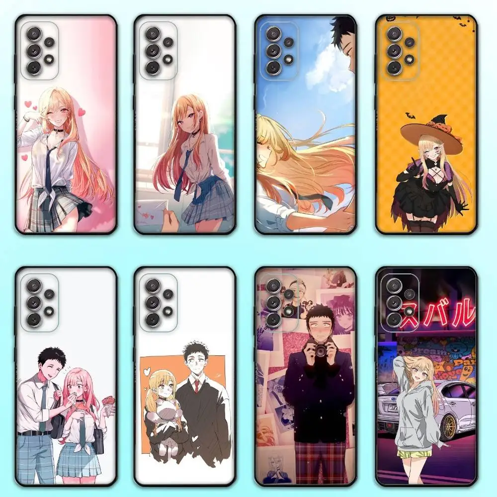

My Dress-Up Darling Phone Case For Samsung S 25,24,23,22,30,21,10,9,Ultra,Plus,Lite,FE,4,5 G Soft Black Case