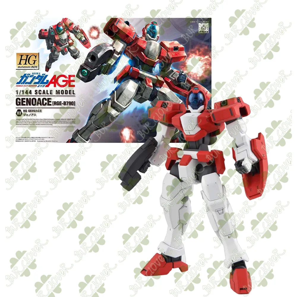 Bandai Originale GUNDAM HG AGE Standard Edition Serie GUNDAM AGE-1 GAFRAN GENOACE TITUC Giunti Giocattoli Da Collezione di Alta Qualità