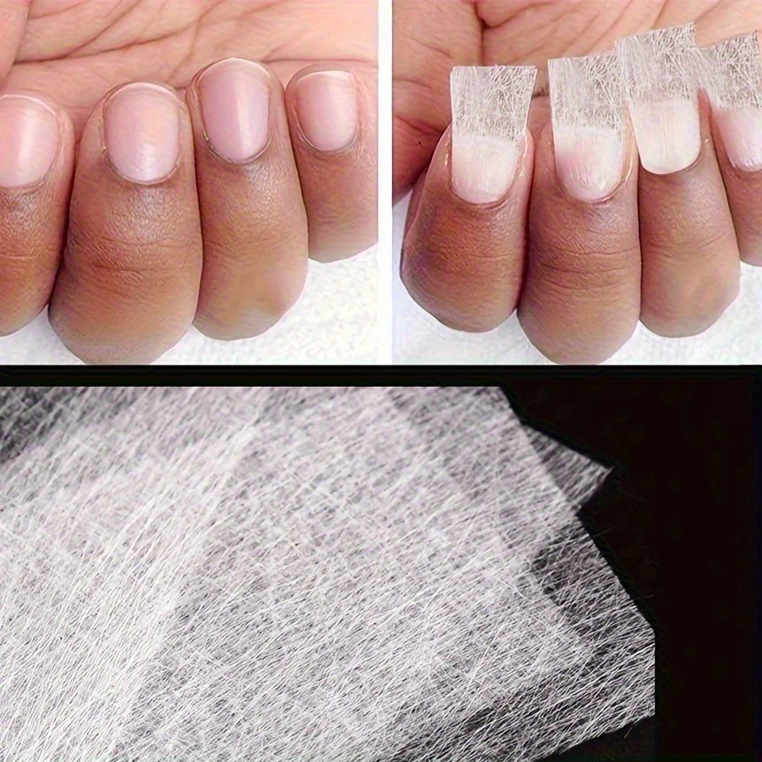20pcs Professional Nail Extension Set - Crack-Resistant, Gel Polish Included, Easy to Use for Natural Glass Fiber Nails