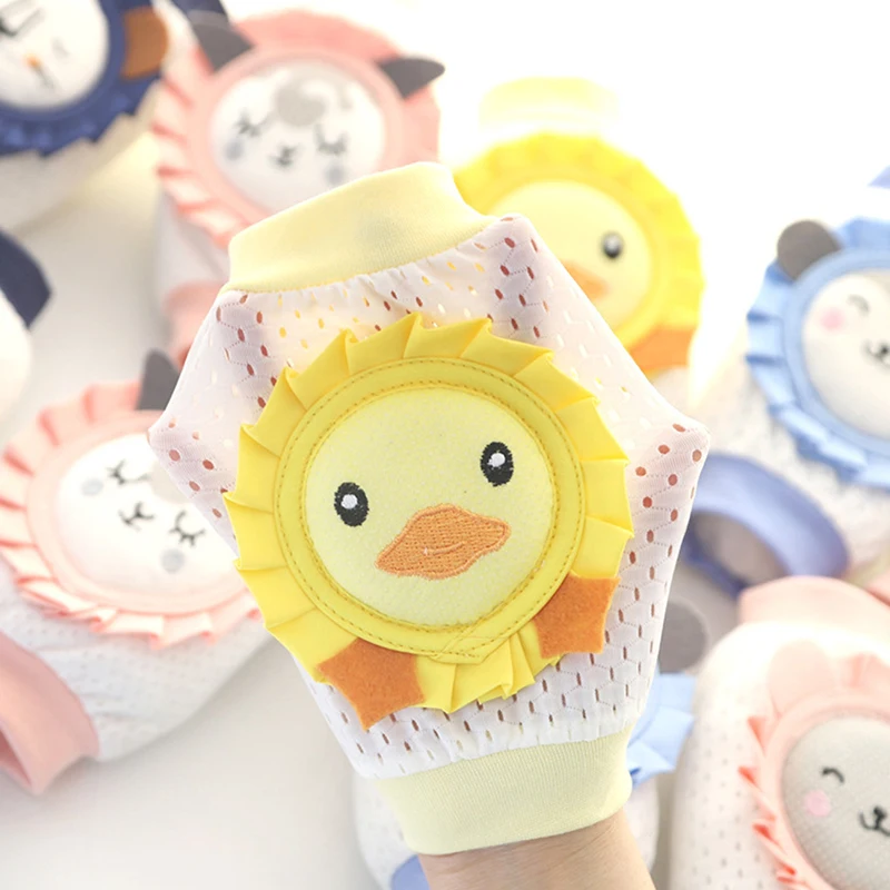 1 пара детских наколенников, милые Мультяшные Детские наколенники, Детские наколенники, детские противоскользящие безопасные грелки для ног