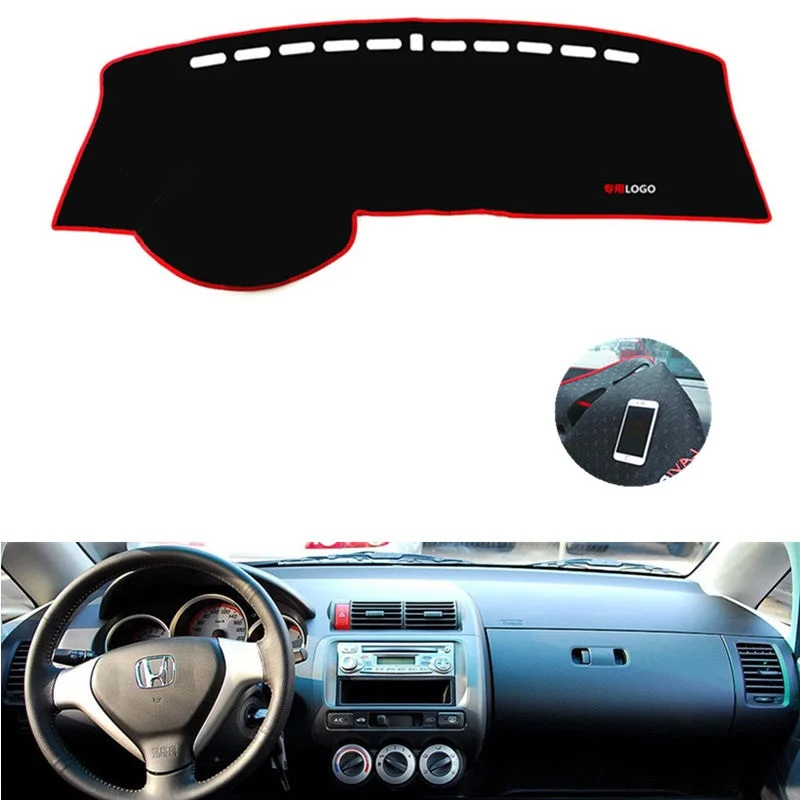 For Honda CITY 2005 2006 2007 2008 Left Right Hand Drive Non Slip Dashboard Cover Mat Sunshade Instrument Carpet Car Accessories