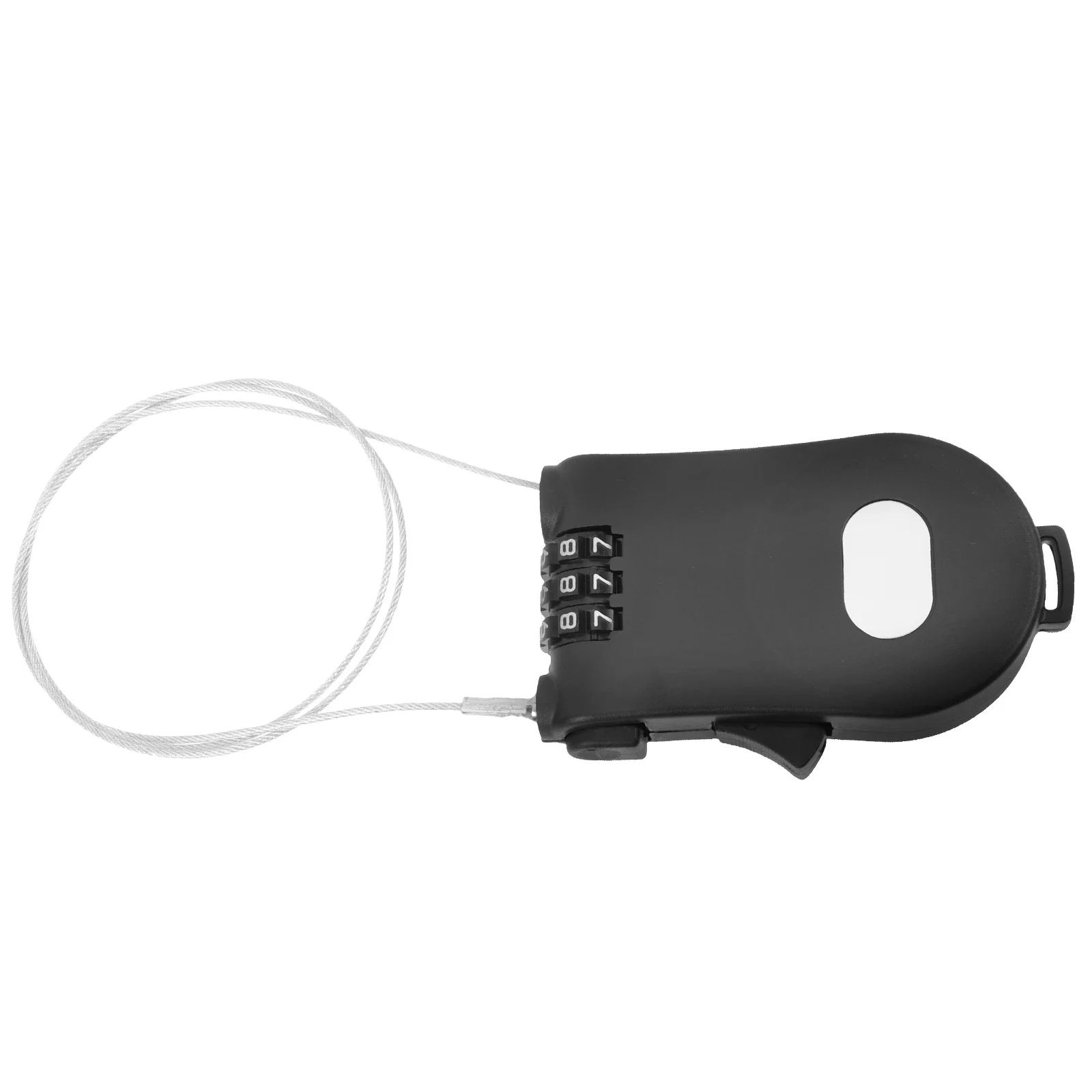 Cerradura antirrobo, candado de Cable de acero retráctil para bicicleta, Scooter, Snowboard, esquí, seguridad, fácil configuración de contraseña, desbloqueo rápido