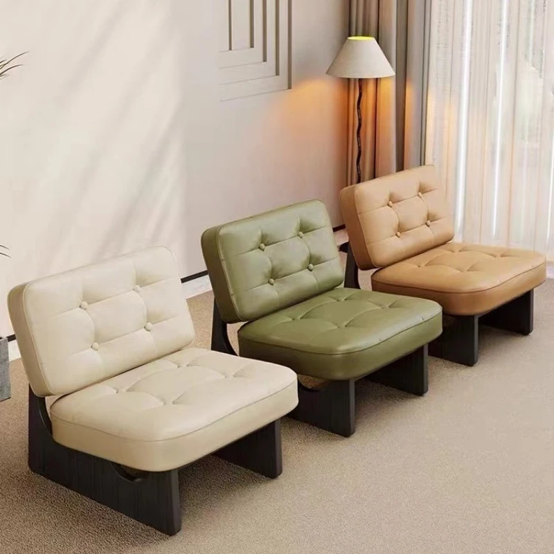 Modern minimalist single sofa chair small apartment leisure chair sofa