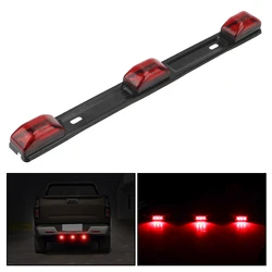 For Pickup Truck RV CAR 9 LED Truck Trailer Rear Brack Lights 12V Side Marker Lamp Bar Red