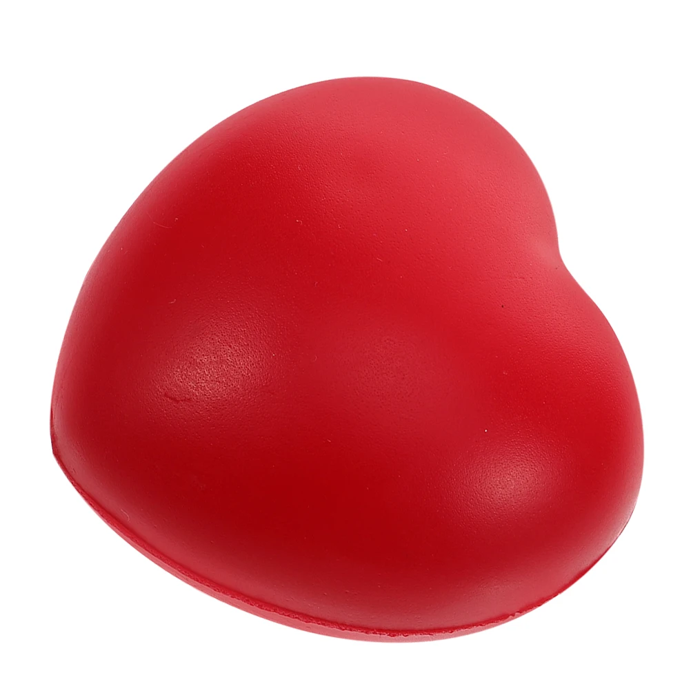

4 Pcs Heart-shaped Love Grip Ball Child Balloons Pu Squeezing and Stress-relieving Toys