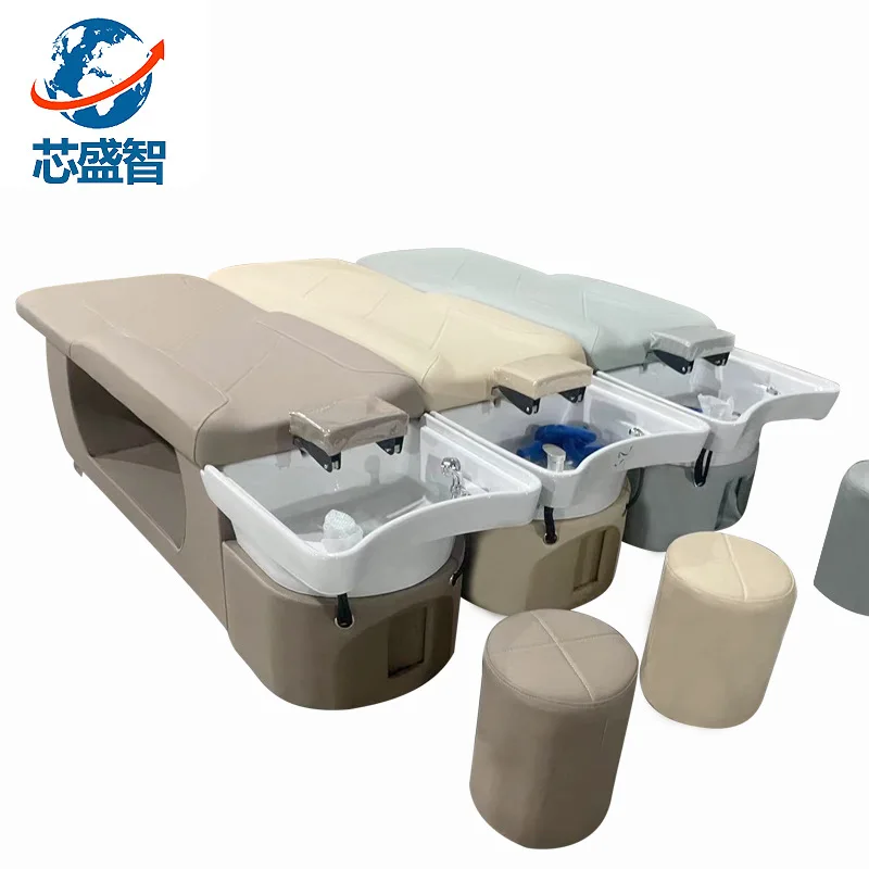YJQ shampoo bed ceramic basin constant temperature water circulation fumigation sleeve treatment bed
