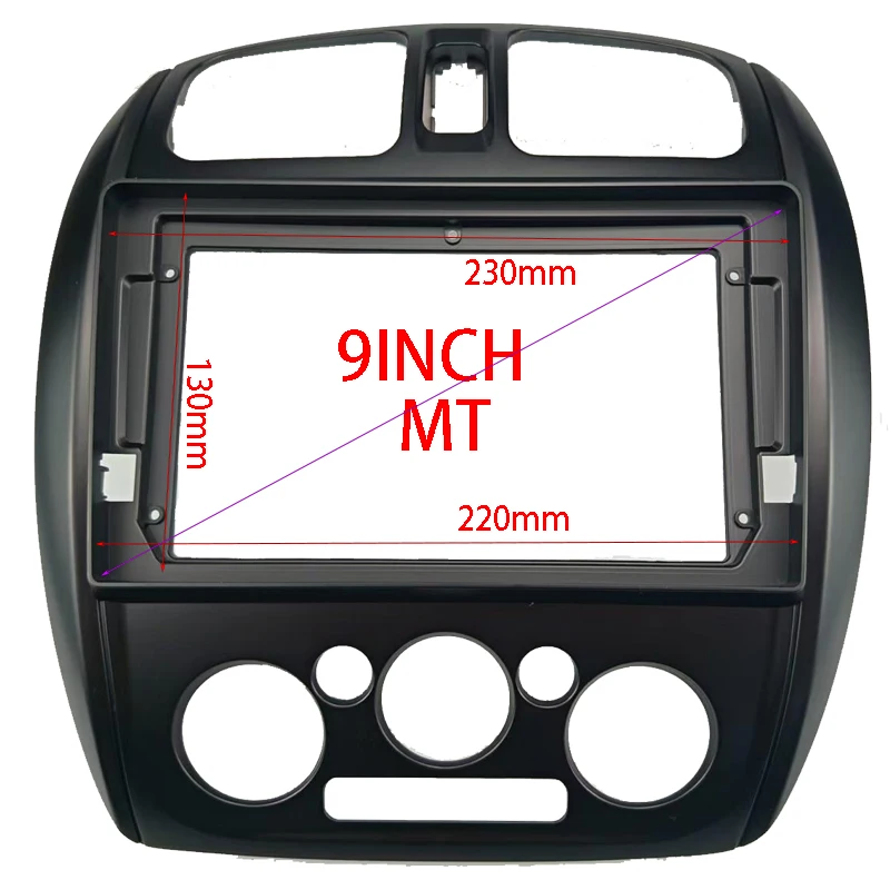 7/9 Inch Car Fascia Radio MP5 GPS Android Player Stereo Frame For MAZDA 323 HAIMA FREEMA FORD LASER 2002-2008