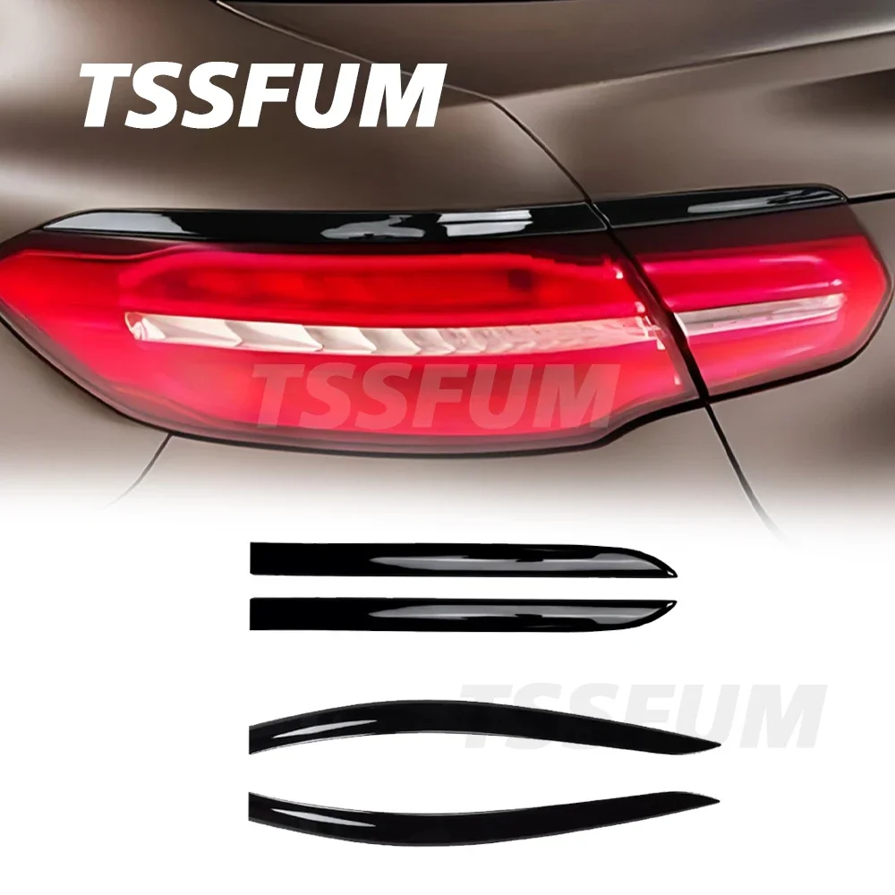 Car taillight sticker Car Rear Wing Spoiler Triangle Window for Mercedes Benz C253 GLC Coupe 2016 2017 2018 2019 2020 2021 2022