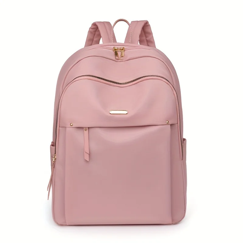 Chic Vegan Backpack - Adjustable Straps, Multi-Compartment Design, Perfect for College or Travel