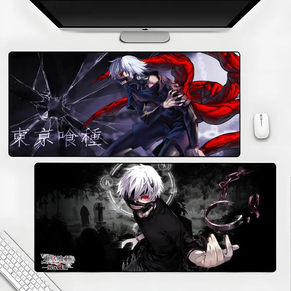 Anime T-Tokyo G-GhoulS Mouse Pad Rubber Mat Laptop Xxl Mousepad Notebook Gamer Computer Table Gaming Accessories