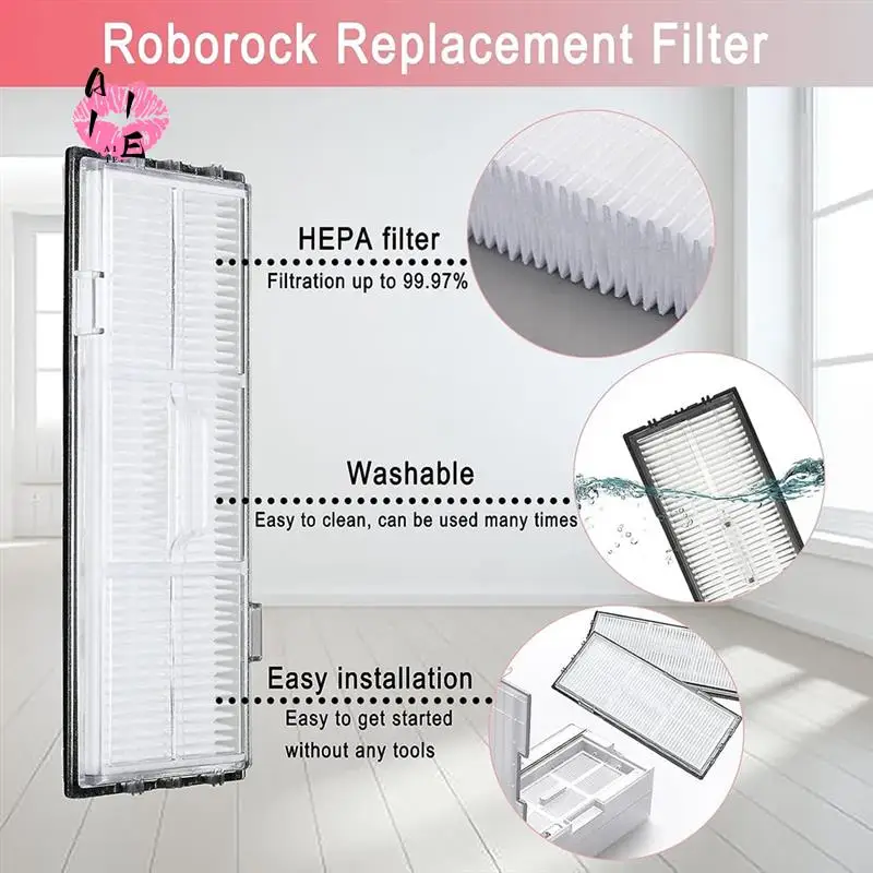 

A11E-For Roborock S7/S70/S75/T7S/T7splus/G10/G10S/G10spro Robot Vacuum Cleaner Accessories Dust Box+Hepa Filter Spare Parts