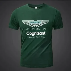 ASTON MARTIN Cognizant T Shirt Cotton Short Sleeve Letter Print T Shirt Man Women  Parenting Cloth Summer Basic Top