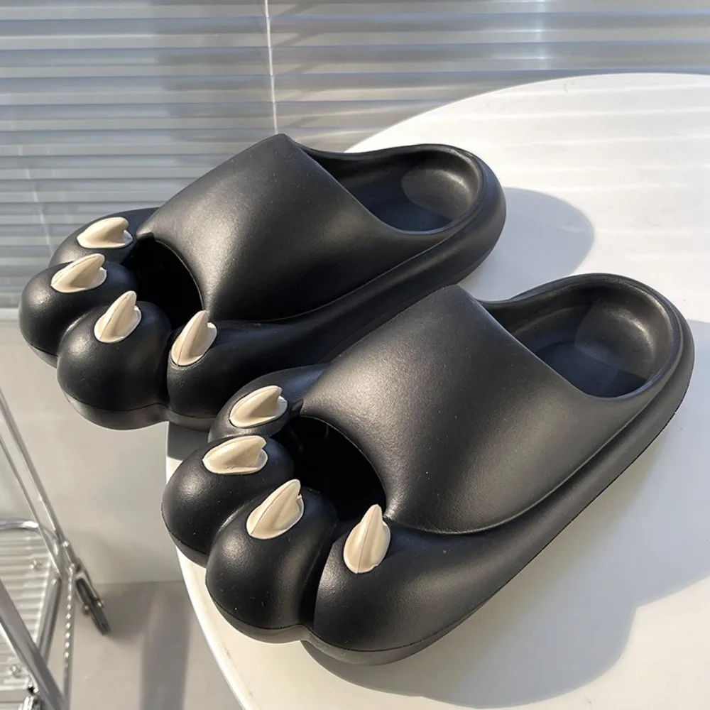 Cozy Creative Cat Paw Slippers Thick Sole Non-Slip Puppy Claw Slippers Cartoon Soft Bottom EVA Animal Paw Sandal Indoor image 2