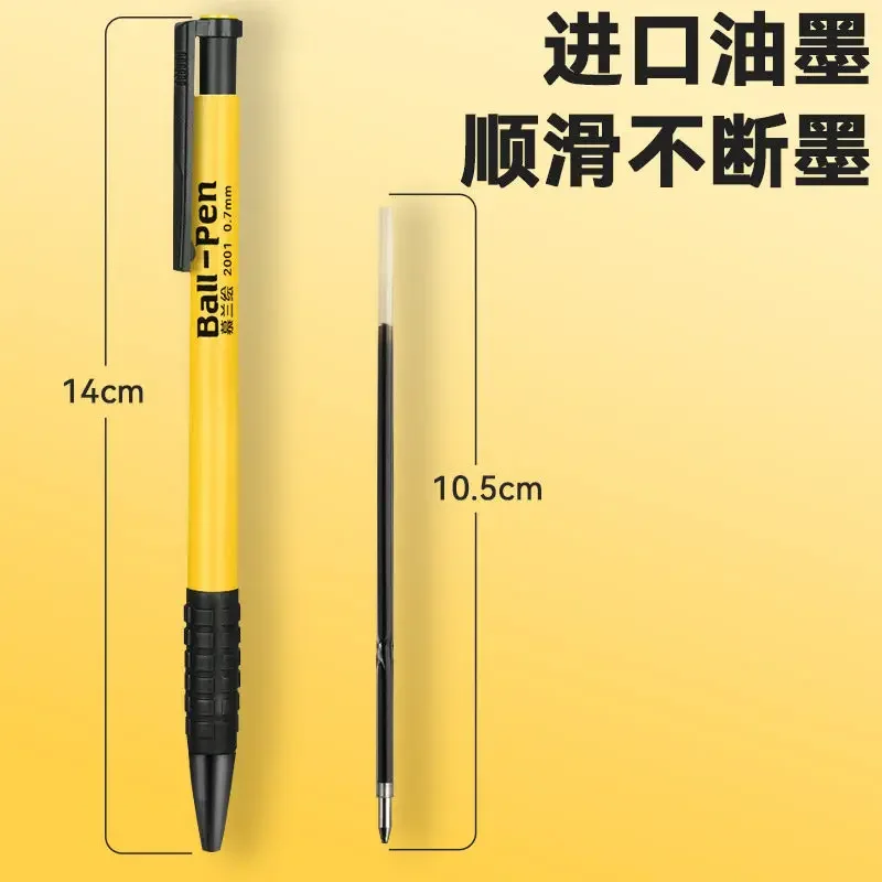 40/60PCS Ballpoint Pen Set 0.7mm Fine Tip Bullet-Tip Blue Black Red Ink for Office School Stationery Supplies