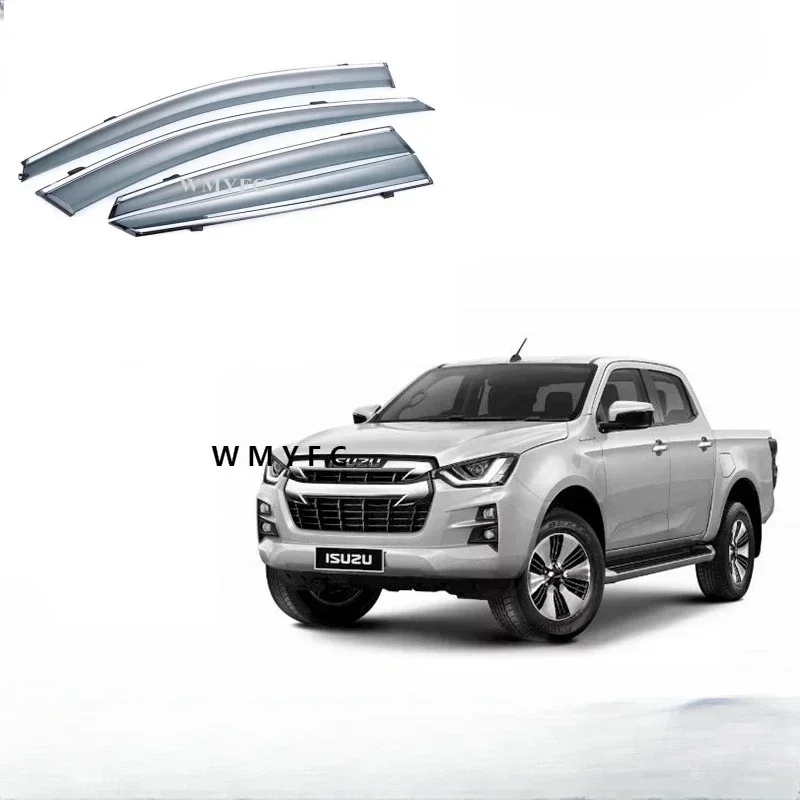 

Awnings&shelters For Isuzu D-max Dmax 2020 2021 2022 2023 2024 Door Visor Weather Shields Sun Rain Guards Side Window Deflector