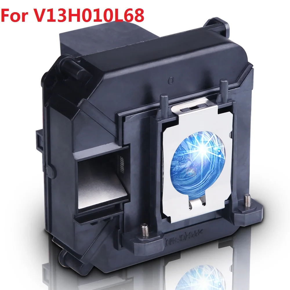 Replacement V13H010L68 Projector Lamp with Housing for ELPLP68 Epson HC-3020e H450A EH-TW6100W EH-TW5910 HC-3010e Bulb Projector