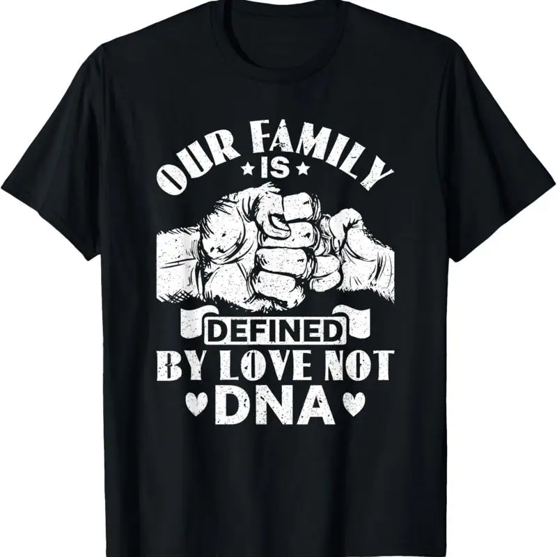 

Футболка «Наша семья» определяется Love Not DNA Adoption Foster Care