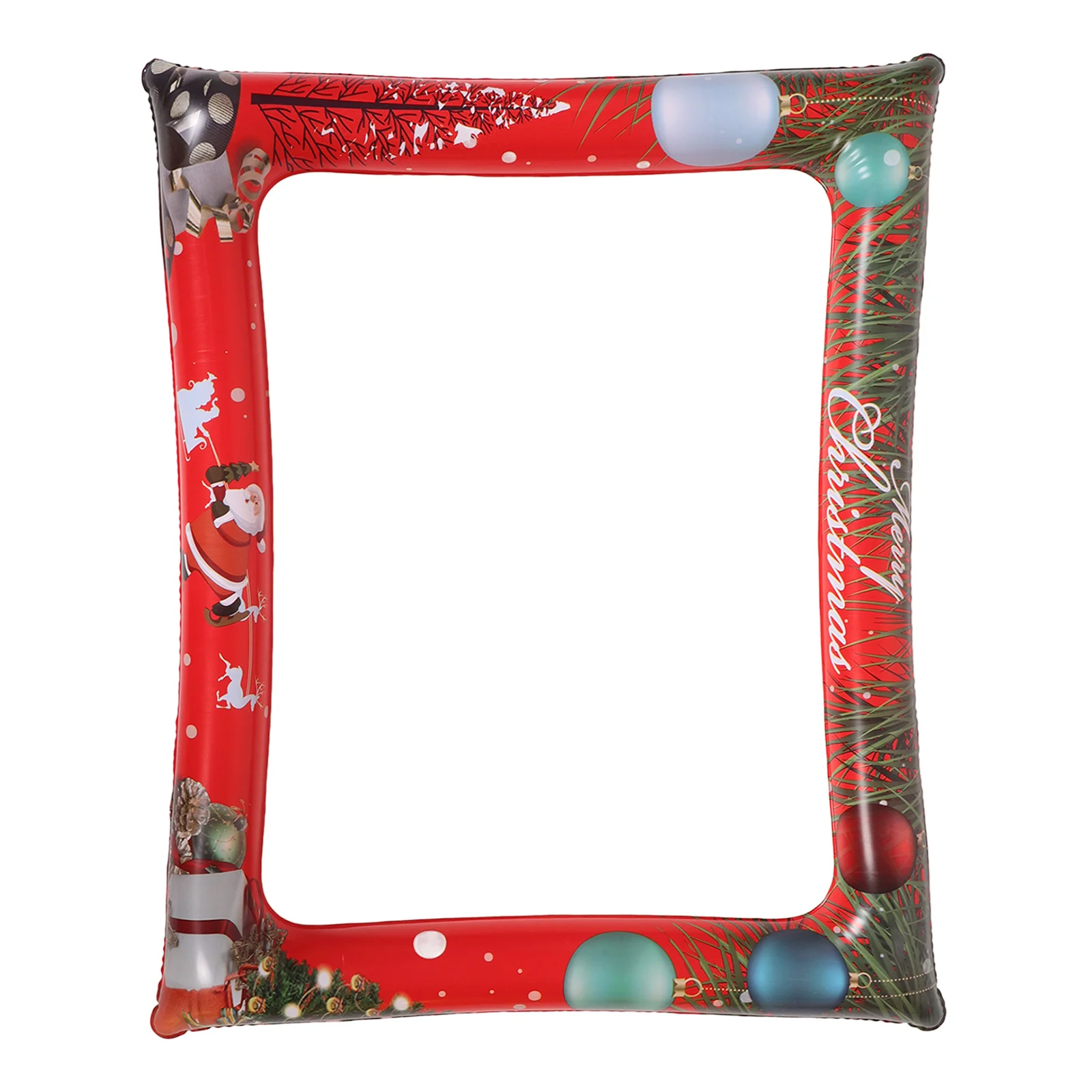 

Christmas Inflatable Photo Frame Funny Selfie Prop Xmas Party Decorations Holiday Photo Booth Supplies Photobooth Props