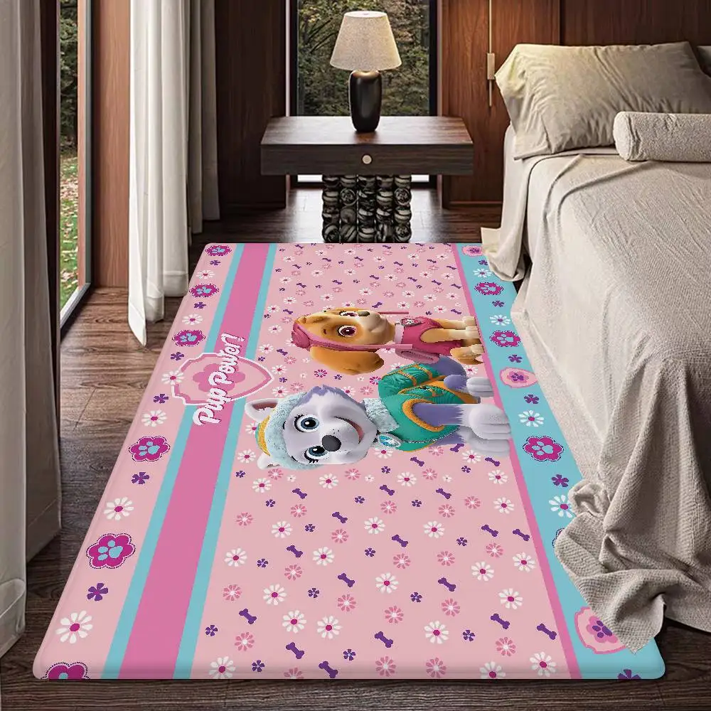 Anime P-Paws-P-PatrolS-Cute Door Mat Washable Non-Slip Living Room Sofa Chairs Area Mat Kitchen Doormat Area Rug