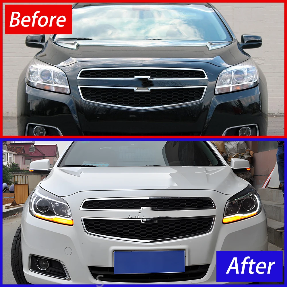

Car Front Lamps For Chevrolet Malibu 2012-2014 Auto Headlights Assembly Upgrade High Quality LED Projector Lens Tool Accessories