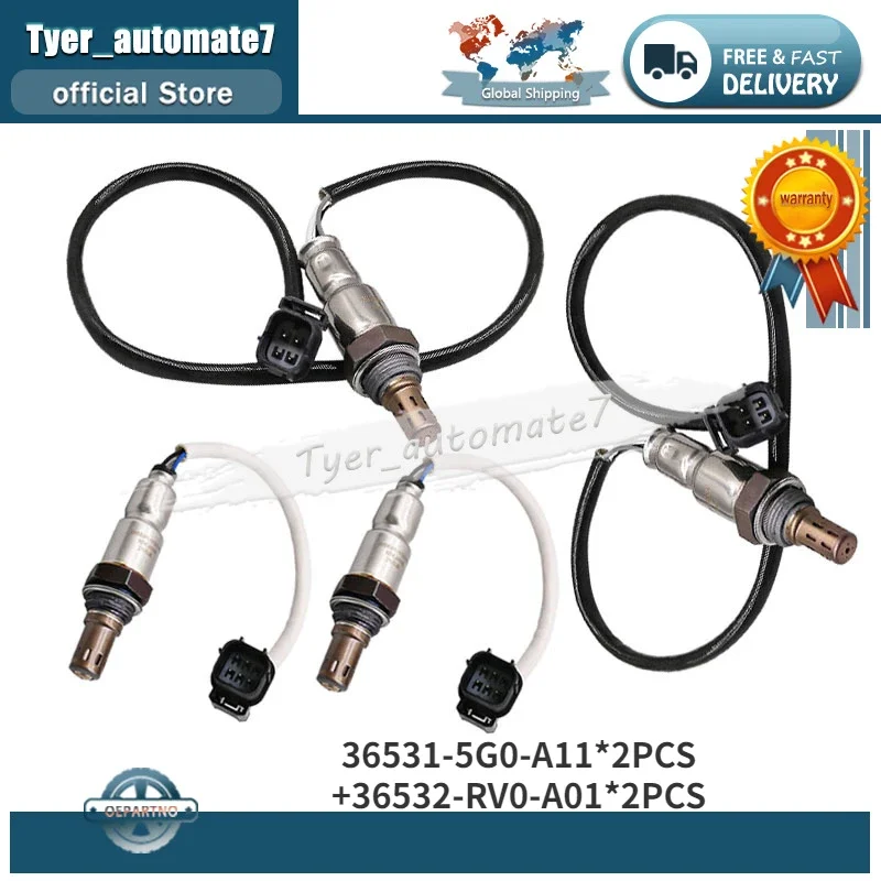 

Лямбда-зонд кислорода O2 вверх и вниз 36531-5G0-A11 36532-RV0-A01 234-5056 234-4976 для 2014-2017 HONDA ODYSSEY 3.5L