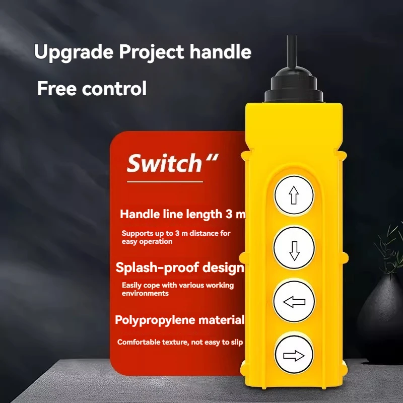 رافعة صغيرة كهربائية مصغرة على شكل قرع منزلي 220 فولت مع سيارة رياضية ذات 4 عجلات. رافعة 0.5/1/1.5 طن