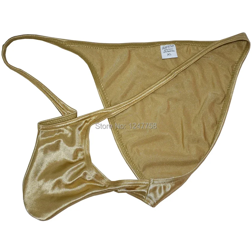 Men's Underwear Sexy Briefs Micro Tanga Male  Pants String Slip Homme Shiny Bikini