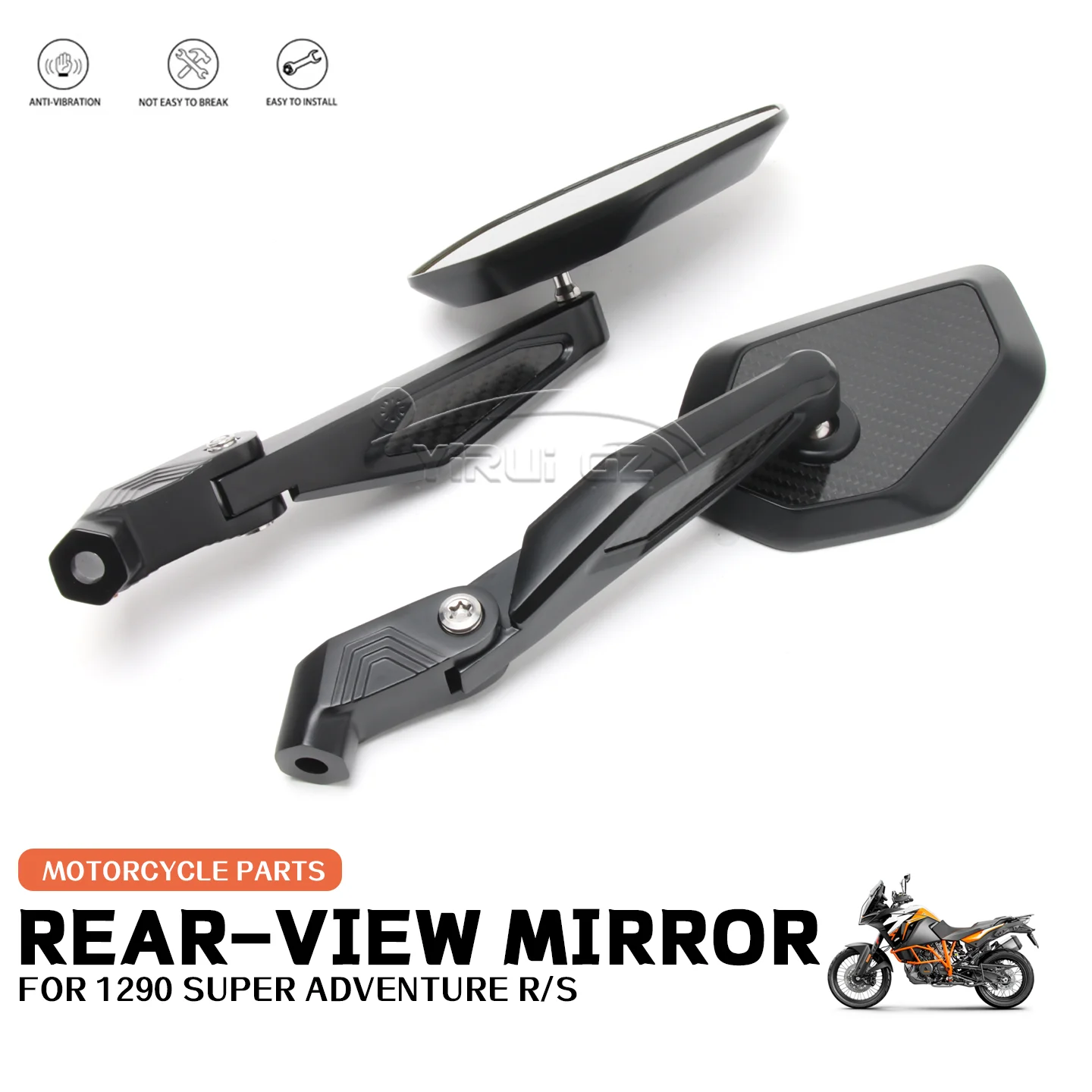 

Зеркала заднего вида для мотоцикла 1290 Super Adventure R/S, синие, антибликовые, складные, с регулируемой длиной штанги