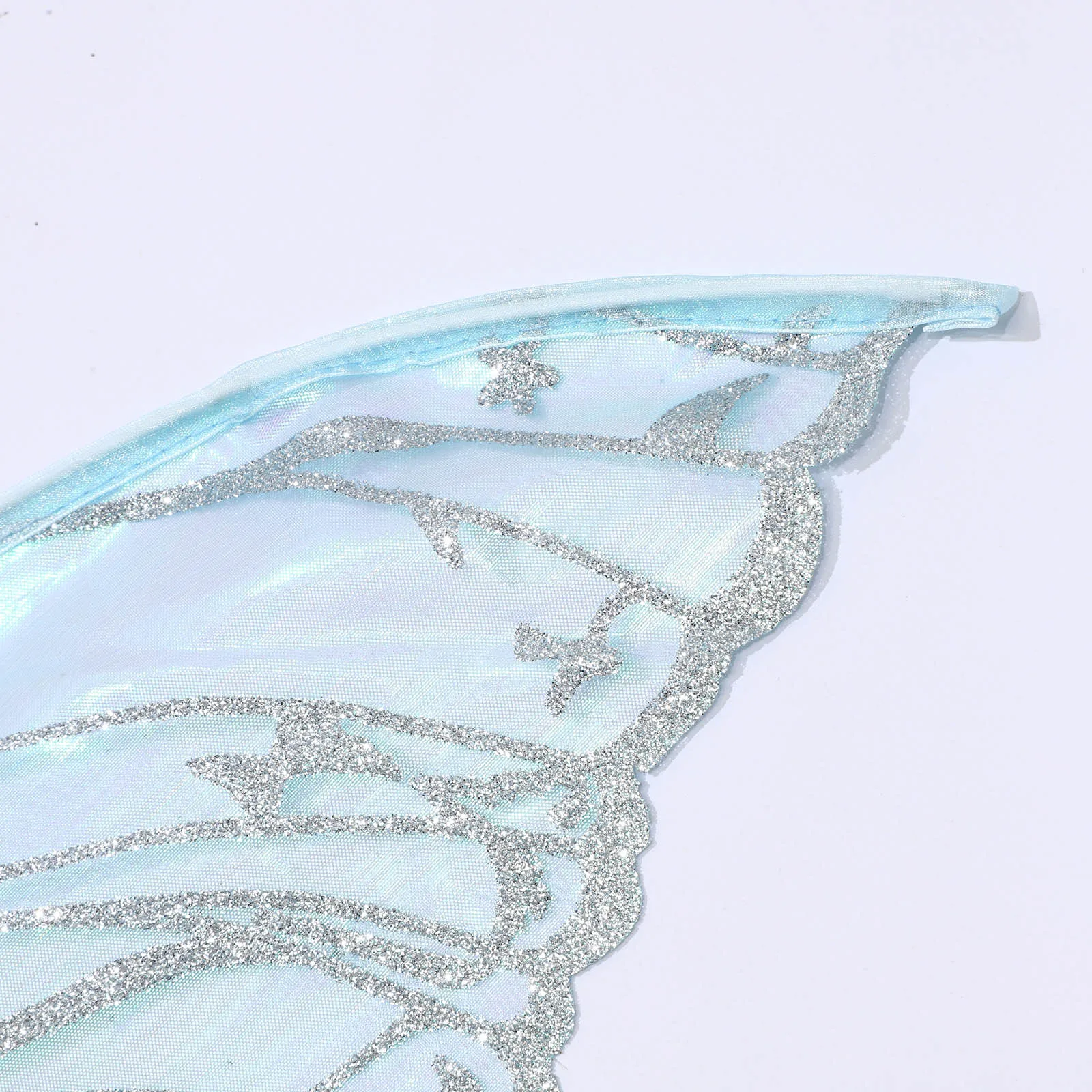 Zestaw Skrzydeł Motyla z Brokatem dla Dorosłych i Dzieci Realistyczne Uszy Elfa Różdżka Wróżki Girlanda Akcesoria Kostiumowe do Cosplayu Maskarady Roleplay