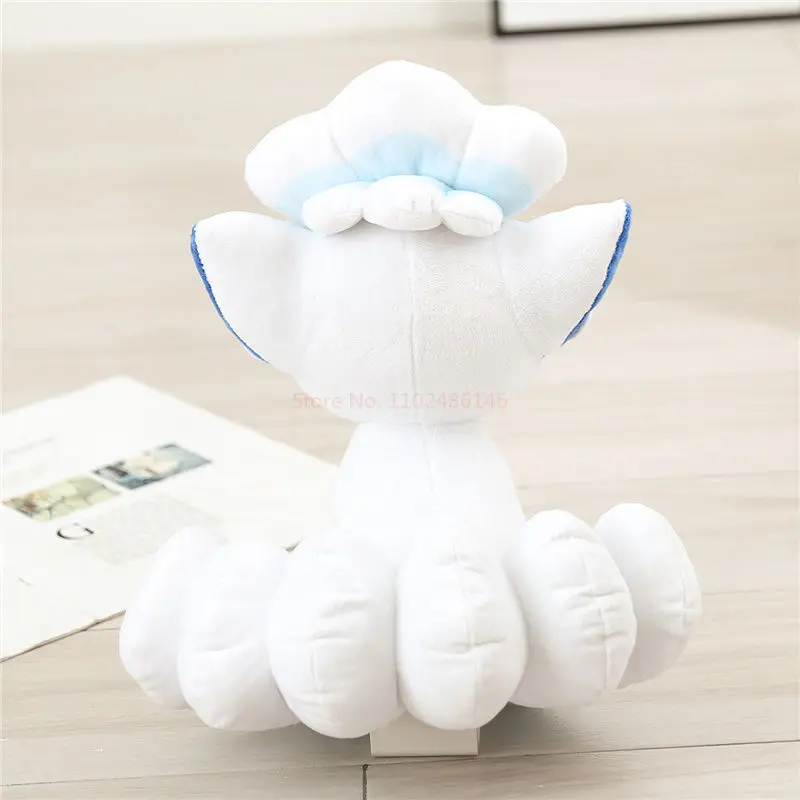 20/30/45cm Pokemon Cute Alolan Vulpix Plush Toy Stuffed Anime Plushes Doll Lovely Pillow Room Decorate Kids Birthday Holiday G