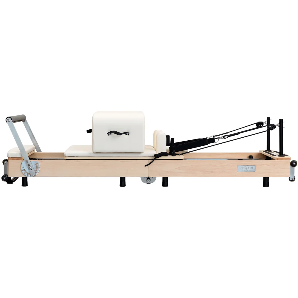 High Quality Durable Wood Folding Pilates Reformer for Home Gym Use Factory Direct Hot Sale